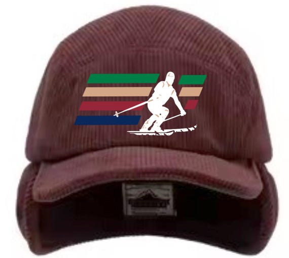 Corduroy Ski Skiing Trapper Ear Flap Hat Cap Snowboard Bomber