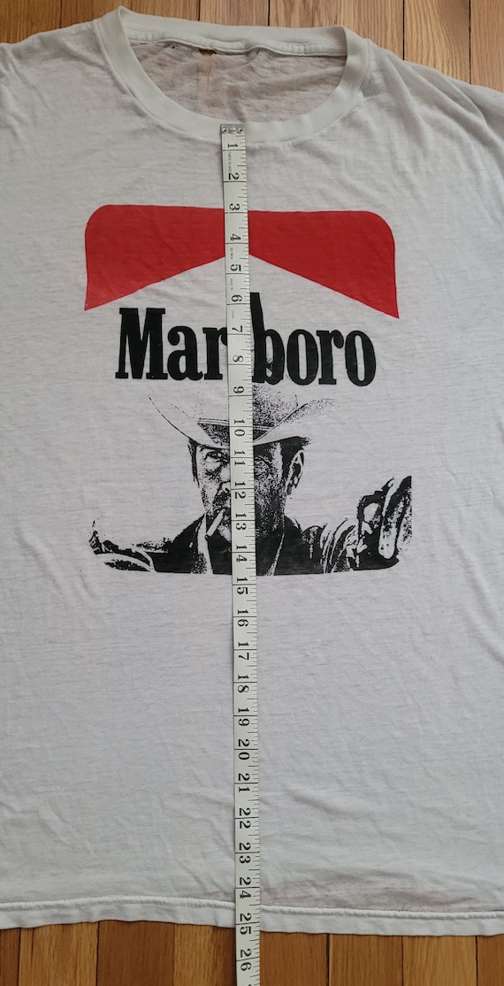 Vintage Marlboro Man White T Shirt  Original  Pap… - image 3
