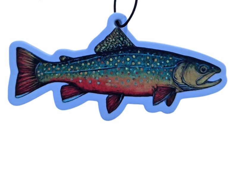 Duck Car Air Freshener Hunting Christmas Stocking Stuffer Dove Turkey Trout Fishing Pheasant Call Shotgun Walleye Bass Fly Pointer Camo Brook Trout