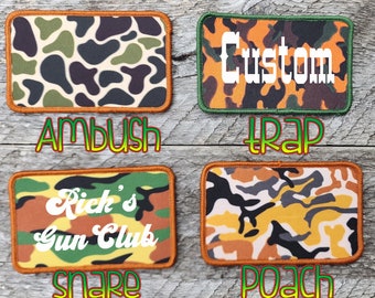 Camouflage Patch Camo Custom  Hat Jacket Hunting Fishing