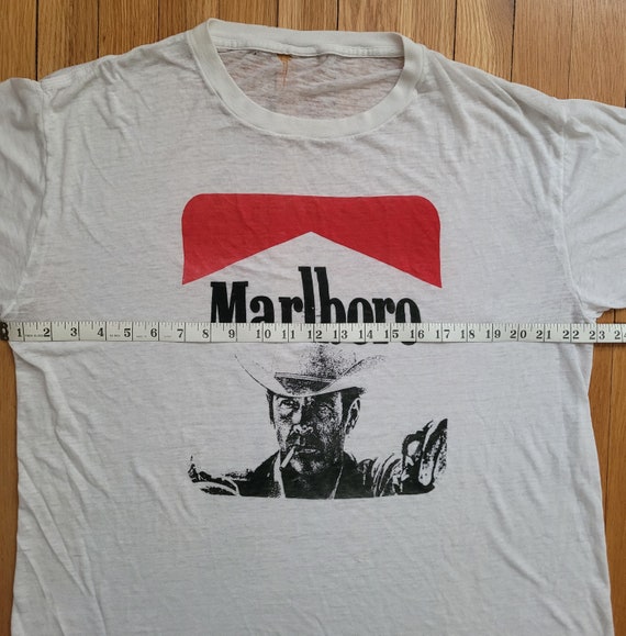 Vintage Marlboro Man White T Shirt  Original  Pap… - image 2