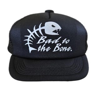 Toddler Bad to the Bone Snapback Trucker Hat Cap Children