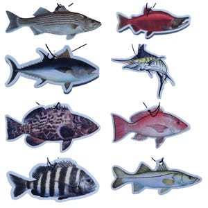 Duck Car Air Freshener Hunting Christmas Stocking Stuffer Dove Turkey Trout Fishing Pheasant Call Shotgun Walleye Bass Fly Pointer Camo image 2