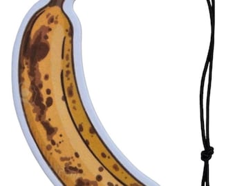 Banana  Car Air Freshener Tropical Beach Summer Coastal