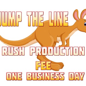 Rush Order Option Ships Next Business Day