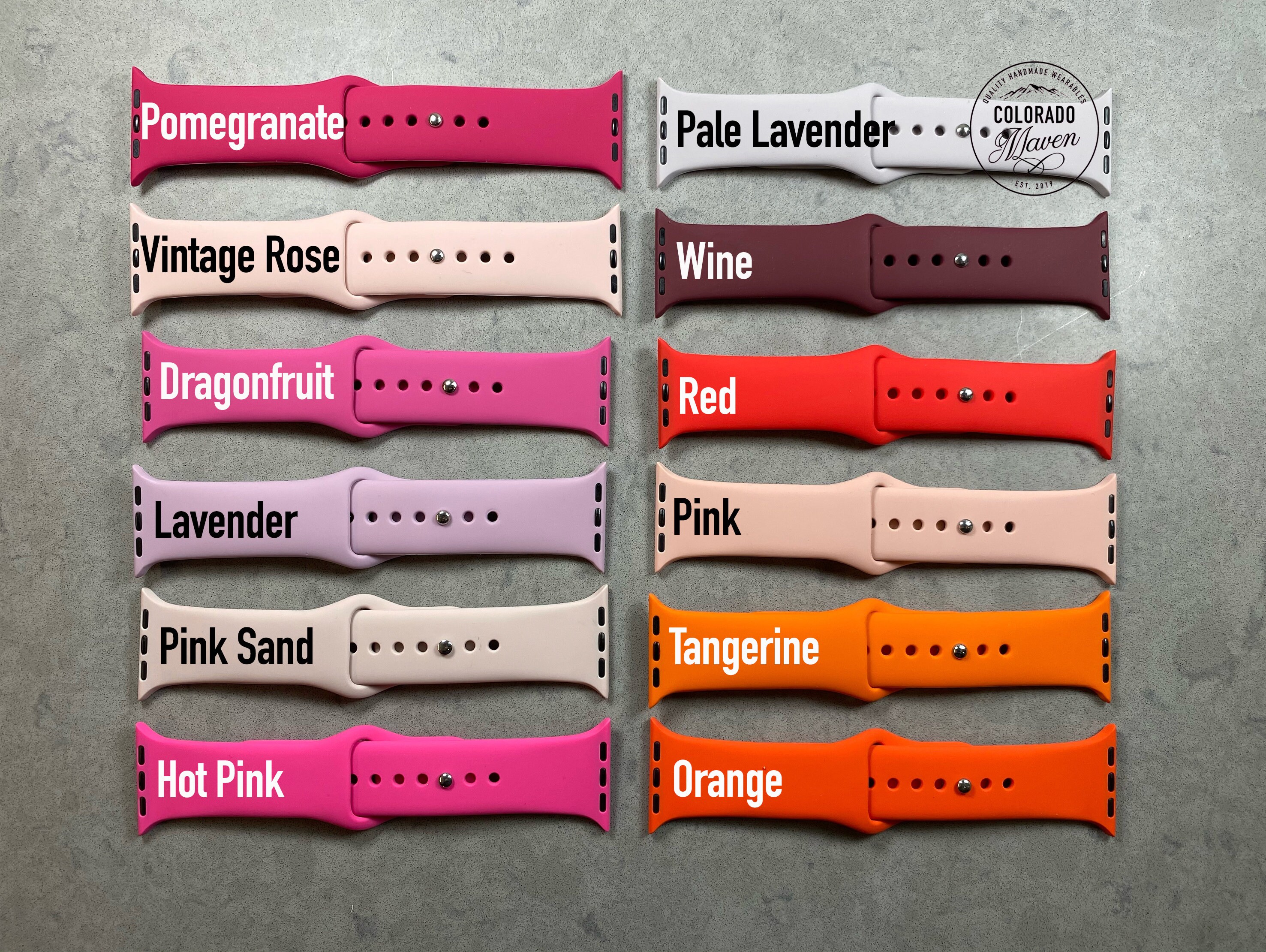 Breast Cancer Ribbon Silicone Watch Band Laser Engraved