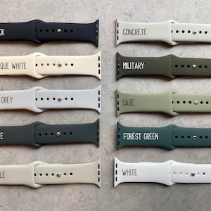 Veterinarian Silicone Watch Band Laser Engraved, Apple Watch Compatible Series 1-11, SE 1-3 & Ultra 1-3 bild 8