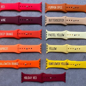 Honeysuckle Floral Silicone Watch Band Laser Engraved, Apple Watch Compatible Series 1-11, SE 1-3 & Ultra 1-3 image 10