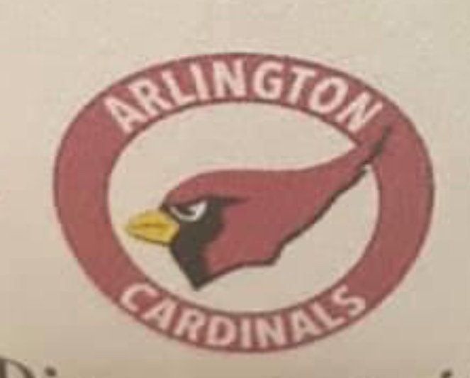 Embroidered Arlington High School Cardinals Beanie - Once A Cardinal Always A Cardinal