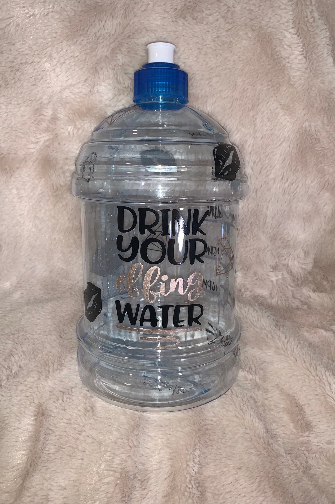 75 Oz Water Jug,customizable Motivation Jug,custom Bottle,custom Water