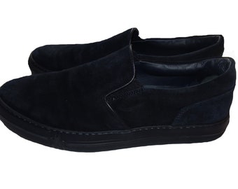 Moncler Suede Slip-On Sneakers