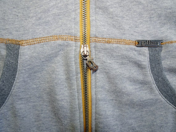 John Galliano Logo Embellished Sweatshirt Rare! - image 2