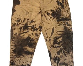 Kenzo Jungle Vintage High Waisted Linen Blend Pants