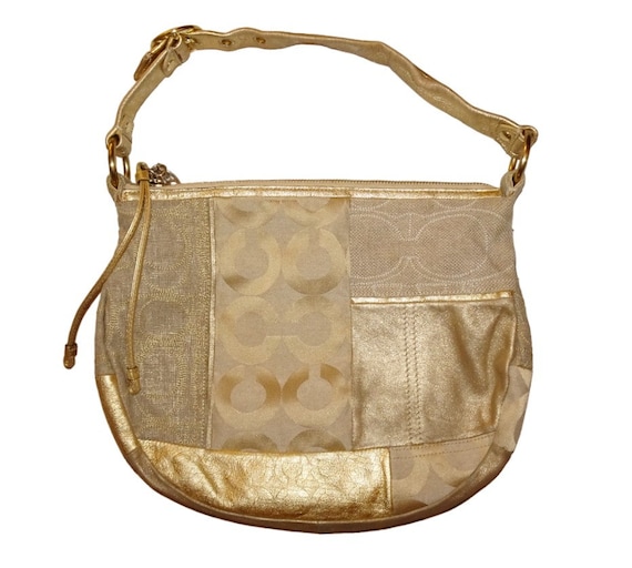 Bolso Hobo Coach Vintage Con Retazos Etsy Mexico