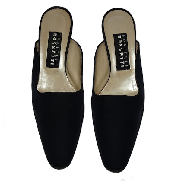 Fratelli Rosseti Vintage Satin Mules