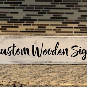 Custom Wooden Sign | Holiday Gift | Design your own handmade, personalized wooden sign, different sizes