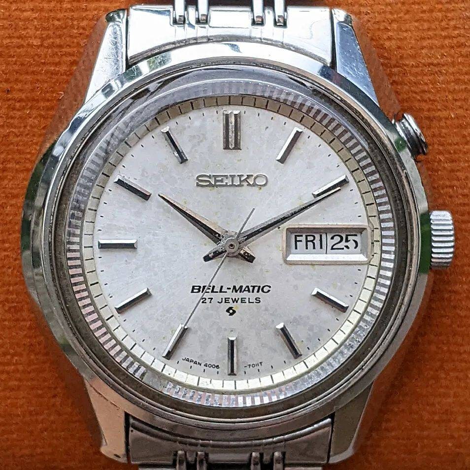Vintage Seiko Watch Bellmatic 27 Jewels 4006-7012 Circa 1973 - Etsy