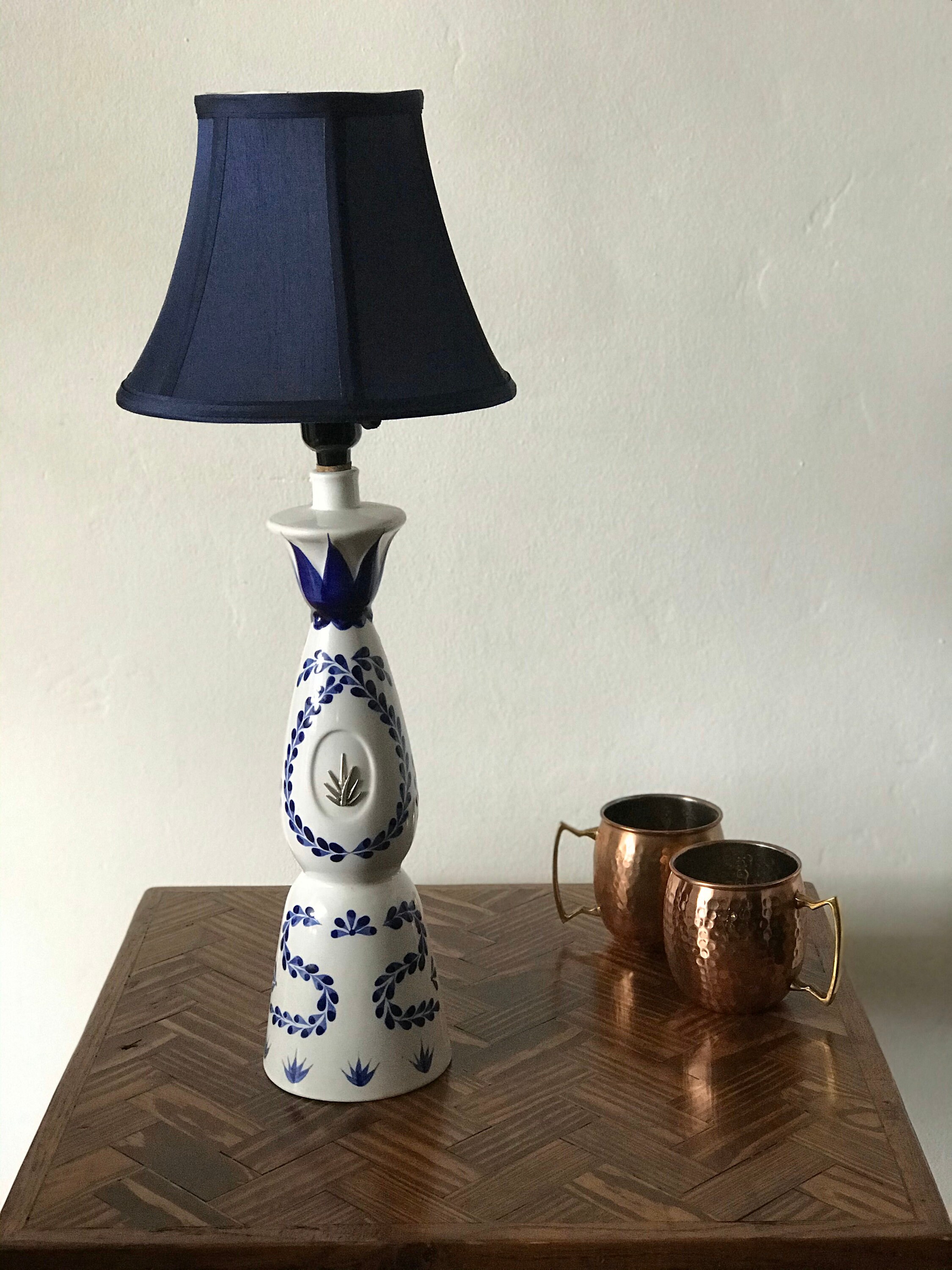 Handmade Clase Azul Tequila Reposado Bottle Lamp with matching Etsy