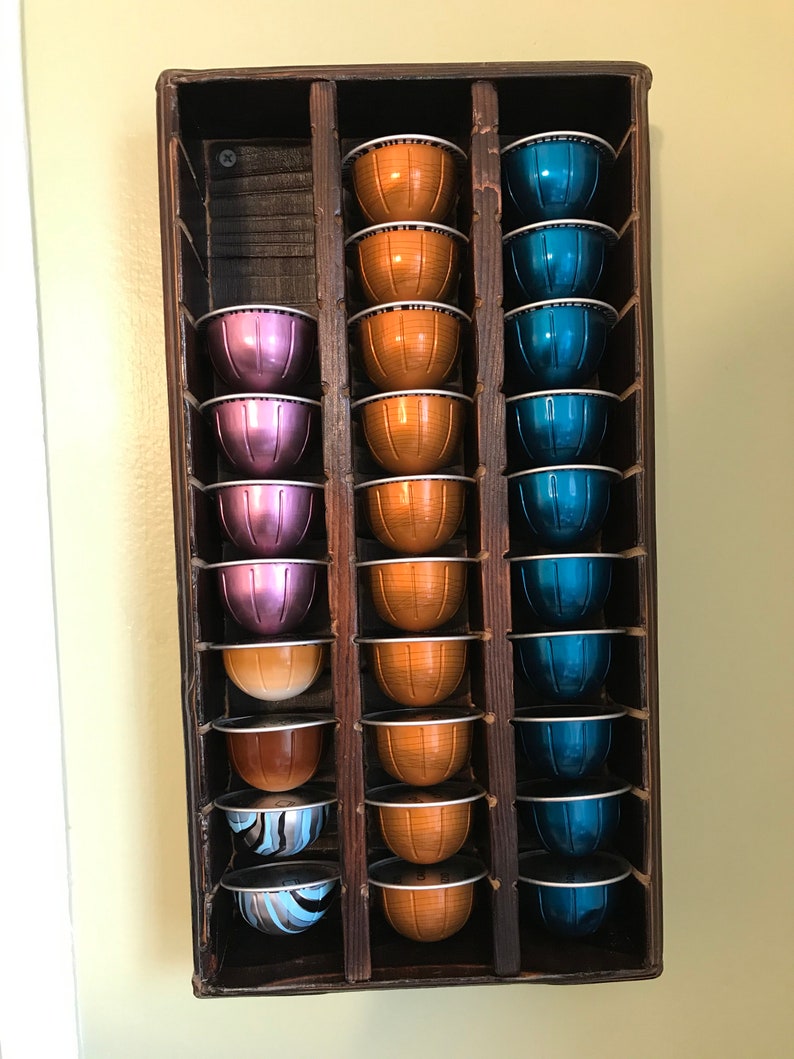 Nespresso pod holder Vertuo pod type Etsy