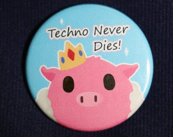 Technoblade Never Dies, Techno Blade Never Dies, Pins Metal Techno