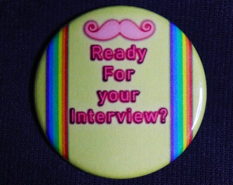 Wilford Warfstache Interview Pin | Markiplier Egos Button