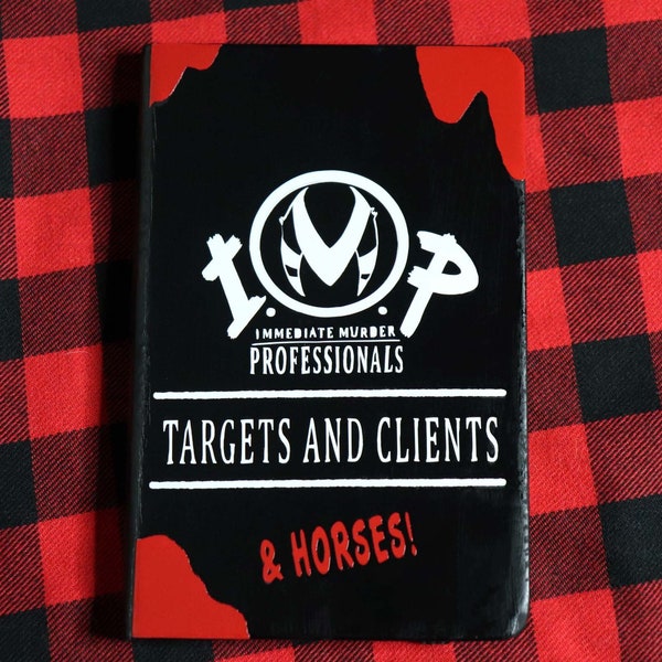 Blitzo's IMP Targets and Clients Journal | Helluva Boss Inspired Small Notebook