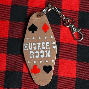 Hazbin Hotel "Husker's Room" Keychain | Husk Room Key