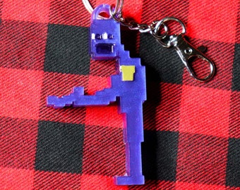 Purple Guy &#39;William Afton&#39; Keychain | Five Nights At Freddy&#39;s Charm