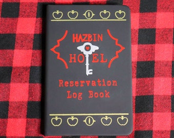 Hazbin Hotel Notebook: Handmade Vinyl Cover Journal