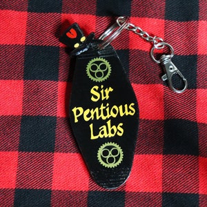 Sir Pentious Labs Keychain | Hazbin Hotel Charm