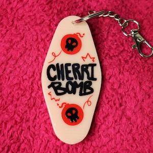 Hazbin Hotel " CherriBomb " Charm | CherriBomb Room Keychain