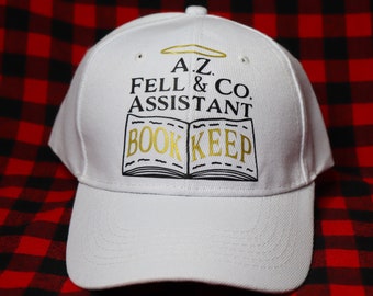 A.Z. Fell and Co Assistant Book Keep Hat | Good Omens Inspired Baseball Cap