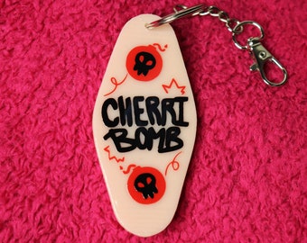 Hazbin Hotel " CherriBomb " Charm | CherriBomb Room Keychain