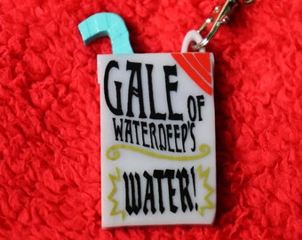 Gale of Waterdeep's Water Charm | BG3 Inspired Keychain