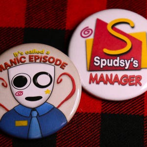Spudsy&#39;s Manager and Gangle Episode Pins | Amazing Digital Circus Inspired Pins