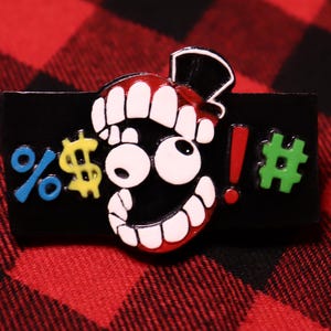 Cain&#39;s Bleep Pin or Keychain | Amazing Digital Circus Inspired Pin