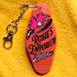 Rosies Emporium Charm | Hazbin Hotel Inspired Keychain