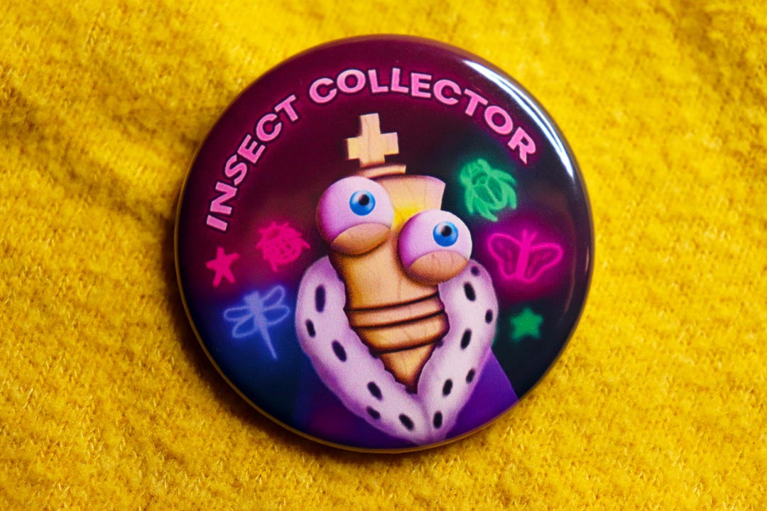 Insect Collector Kinger Pin and Sticker | the Amazing Digital Circus ...