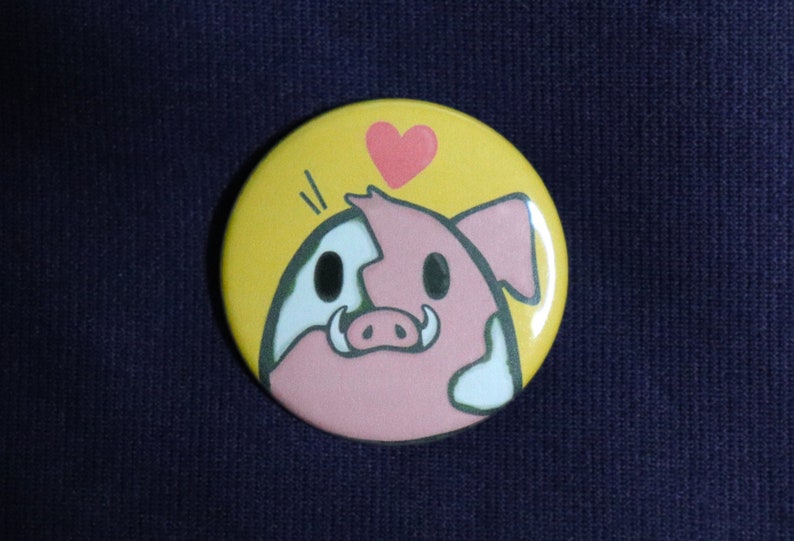 Michael The Baby Zombie Pigman Pin | MCYT Dream SMP Button 