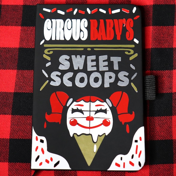 Circus Baby's Sweet Scoops Notebook | FNAF Sister Location Inspired Journal