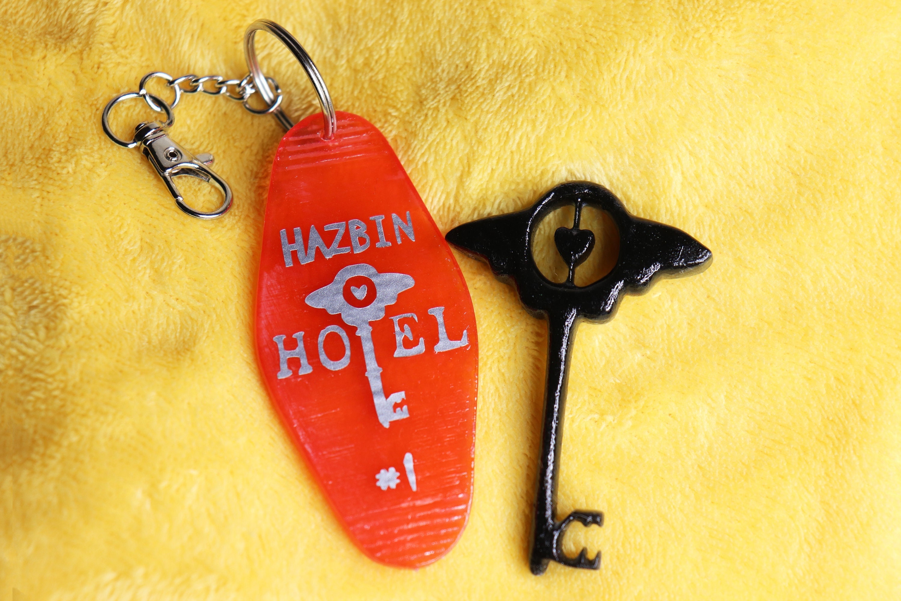 Hazbin Hotel Key Chain | Hazbin Hotel Room Key - Etsy