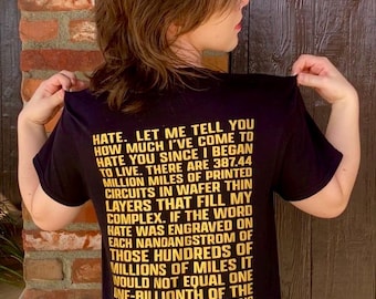 AM Monolog Rede Shirt | Ich habe keinen Mund und ich muss inspiriertes Shirt schreien