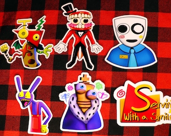 The Amazing Physical Sticker Pack | The Amazing Digital Circus Inspired Sticker Pack