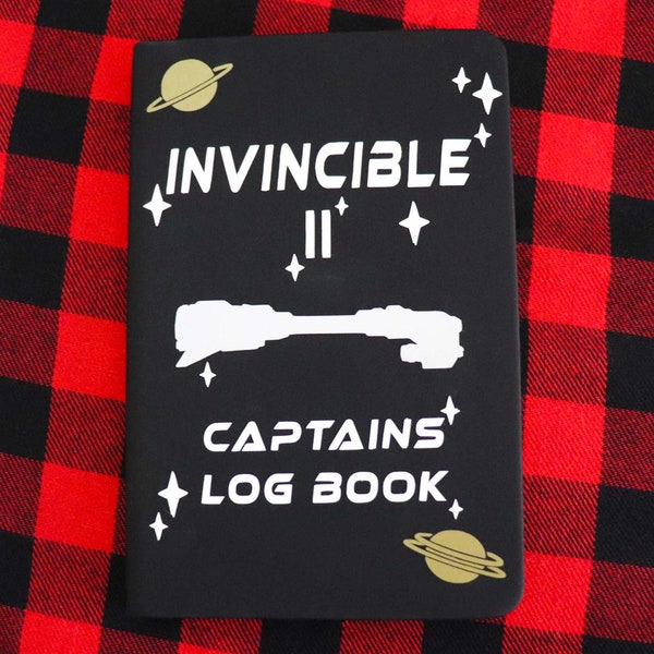 Invincible Captain's Log Book | In Space With Markiplier Small Journal