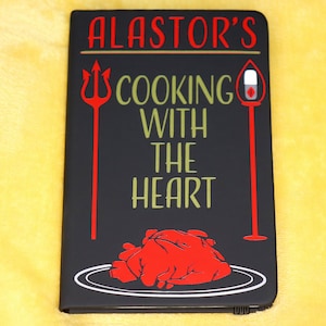 Alastor's Cooking With The Heart Notebook | Hazbin Hotel Inspired Small Journal