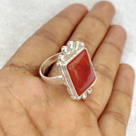 Orecchini Pendenti Di Corniola E Argento 925 - Orecchini Corniola - Gioielli Corniola - Corniola - Foto 3