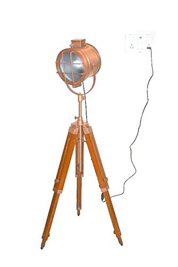 Designer Marine Tripod Floor Lamp Studio Spotlight Tripod Floor Lamps