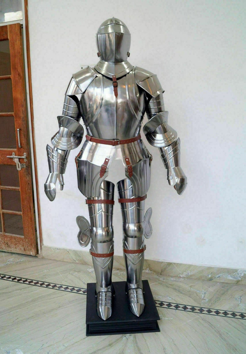Armor Medieval Knight Full Suit Armor Combat Full Body Armour Etsy
