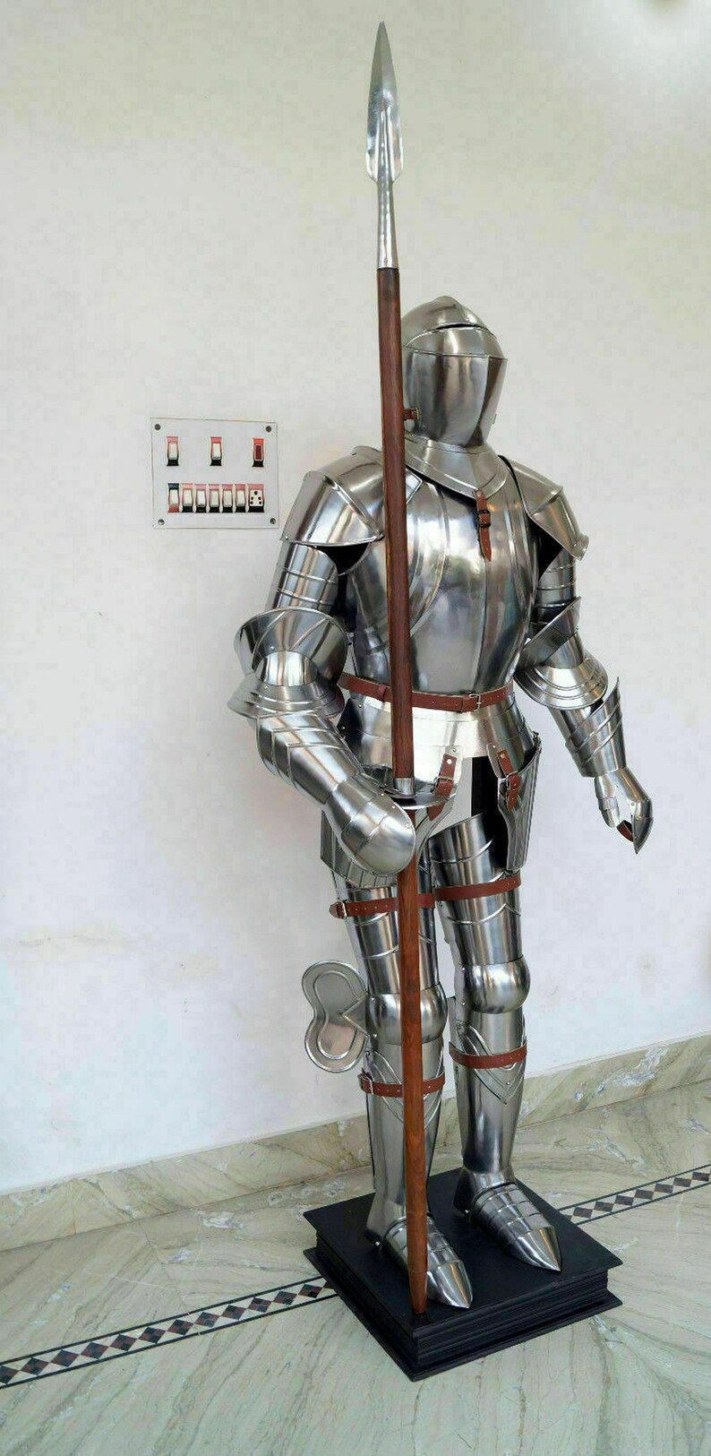 Armor Medieval Knight Full Suit Armor Combat Full Body Armour Etsy