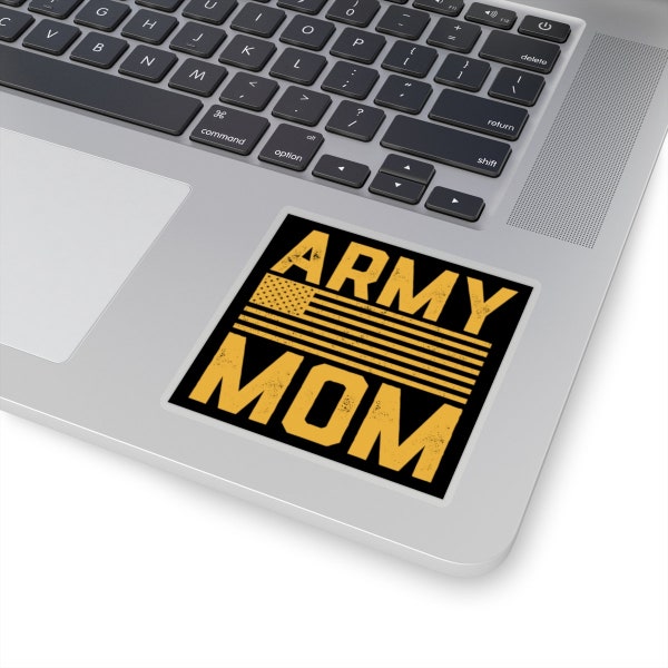 Sticker maman militaire pour vitres de voiture/ordinateurs portables/bouteilles d'eau